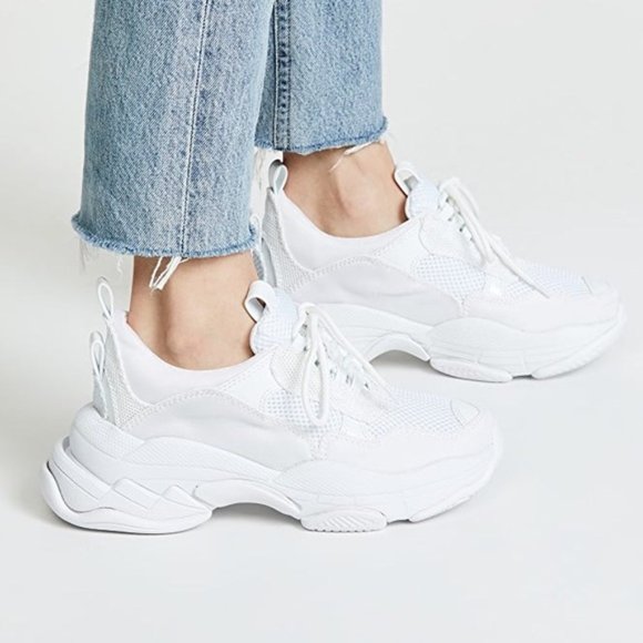 Jeffrey Campbell Shoes - Jeffrey Campbell Lo-Fi Sneaker in White Mesh